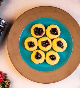 Four Fruit Jam Cookies Recipe